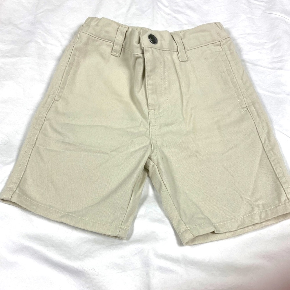 Nautica boys cream colored shorts size 24 months